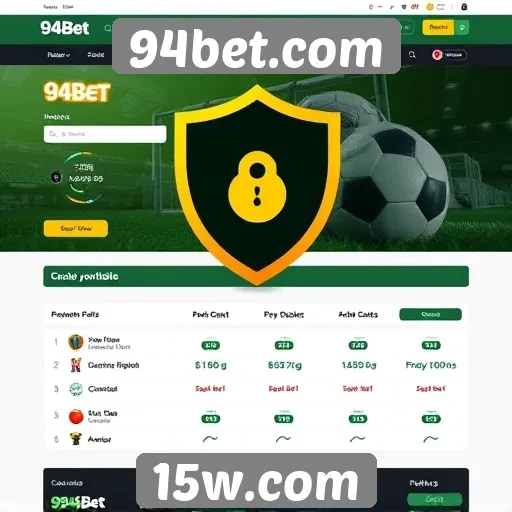 Recursos de segurança do site 94bet.com